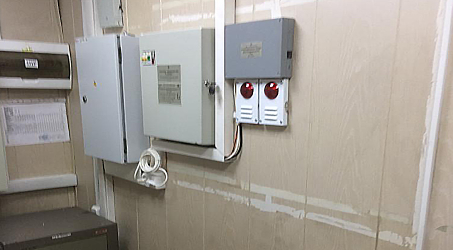 Шкаф управления в операторской